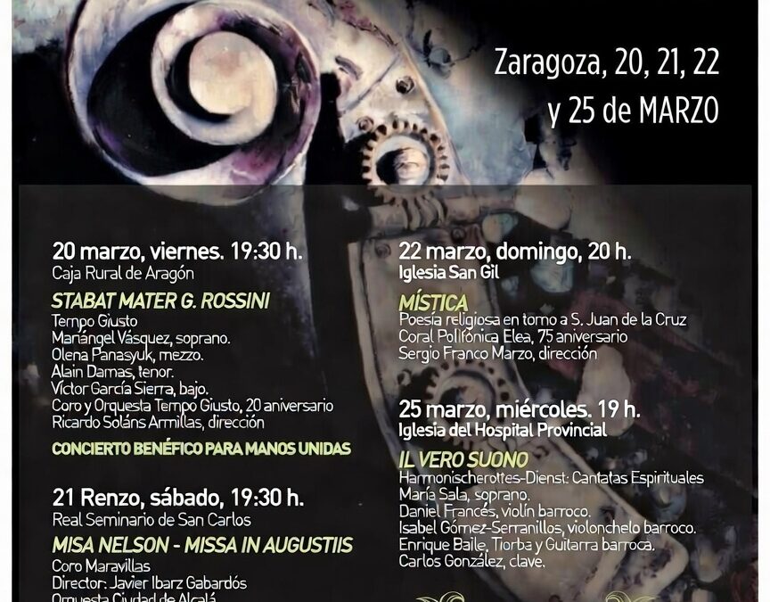 Ciclo Música Sacra en Zaragoza 2026